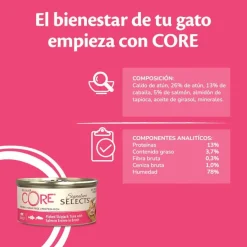 Wellness Core Flaked Salmón lata para gatos Best