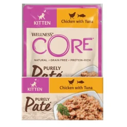 Wellness Core Kitten Pollo en Paté sobre para gatitos Discount