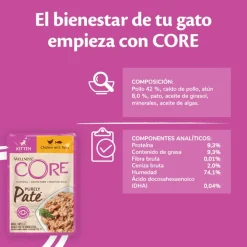 Wellness Core Kitten Pollo en Paté sobre para gatitos Discount