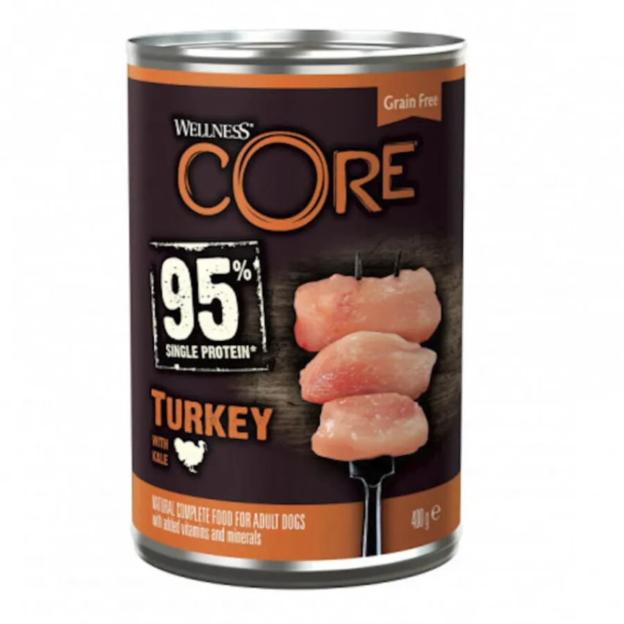 Wellness Core pavo con col rizada lata para perros