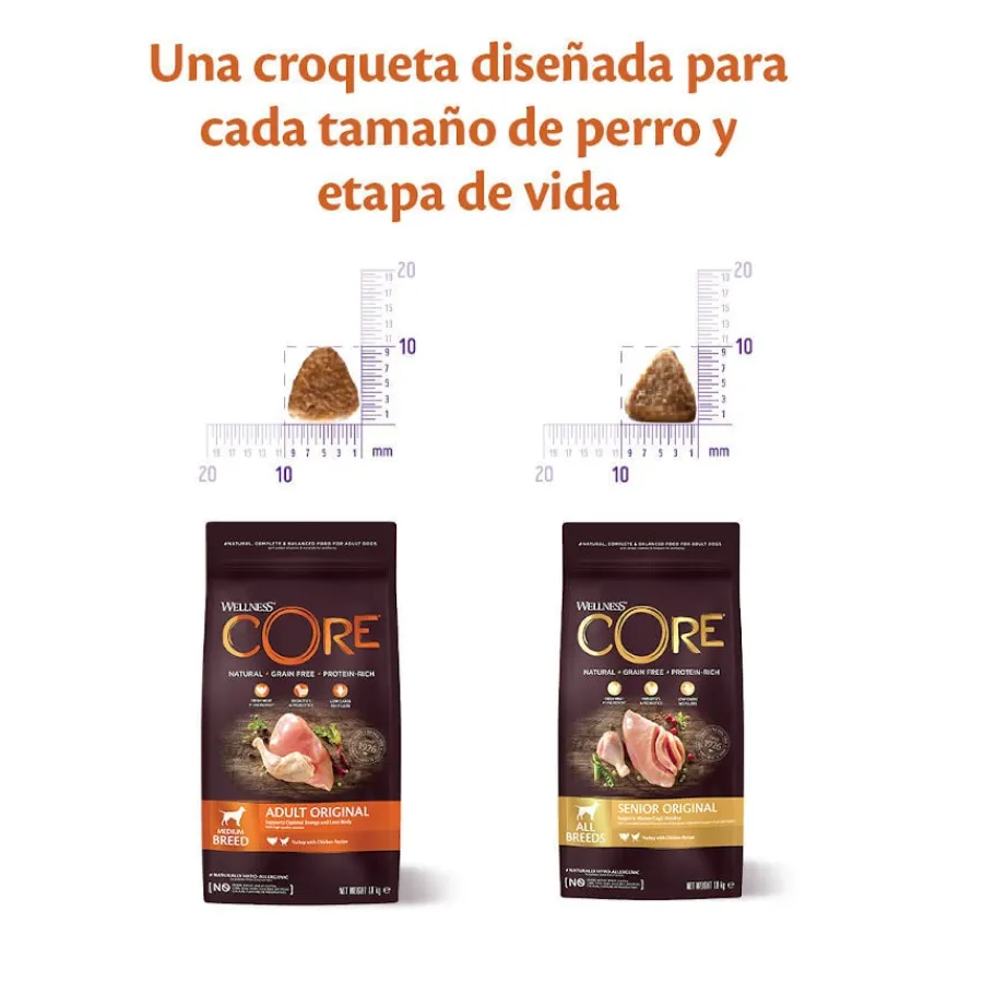 Wellness Core Senior Pollo y Pavo pienso para perros Clearance