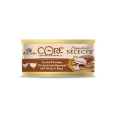Wellness Core Shredded pollo y pavo lata para gatos Clearance