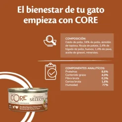 Wellness Core Shredded pollo y pavo lata para gatos Clearance