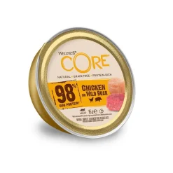 Wellness Core Single Protein Pollo y Jabalí tarrina para gatos Discount