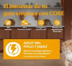 Wellness Core Single Protein Pollo y Jabalí tarrina para gatos Discount
