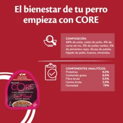 Wellness Core Small Breed Grain Free Pollo y Ternera tarrina para perros Discount
