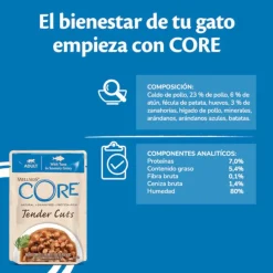 Wellness Core Tender Cuts atún sobre en salsa para gatos Clearance