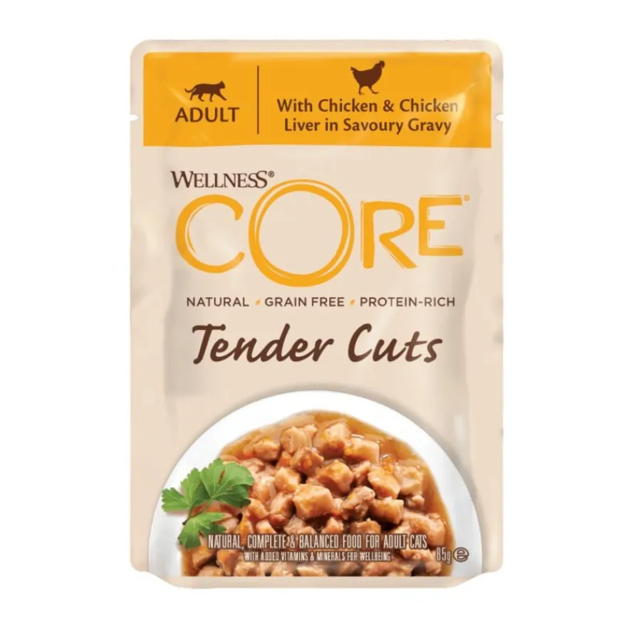 Wellness Core Tender Cuts Pollo Sobre en salsa para gatos Best