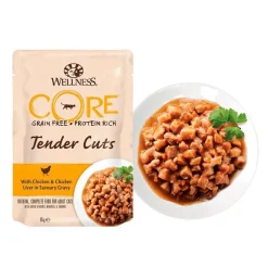 Wellness Core Tender Cuts Pollo Sobre en salsa para gatos Best