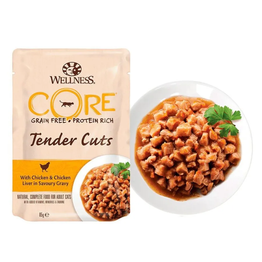 Wellness Core Tender Cuts Pollo Sobre en salsa para gatos Best