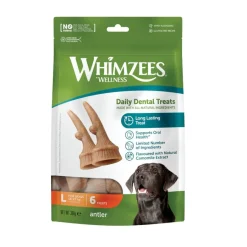 Whimzees Snacks Dentales Astas para perros grandes Hot