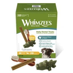 Whimzees Snacks Dentales Mix para perros de raza mediana Best