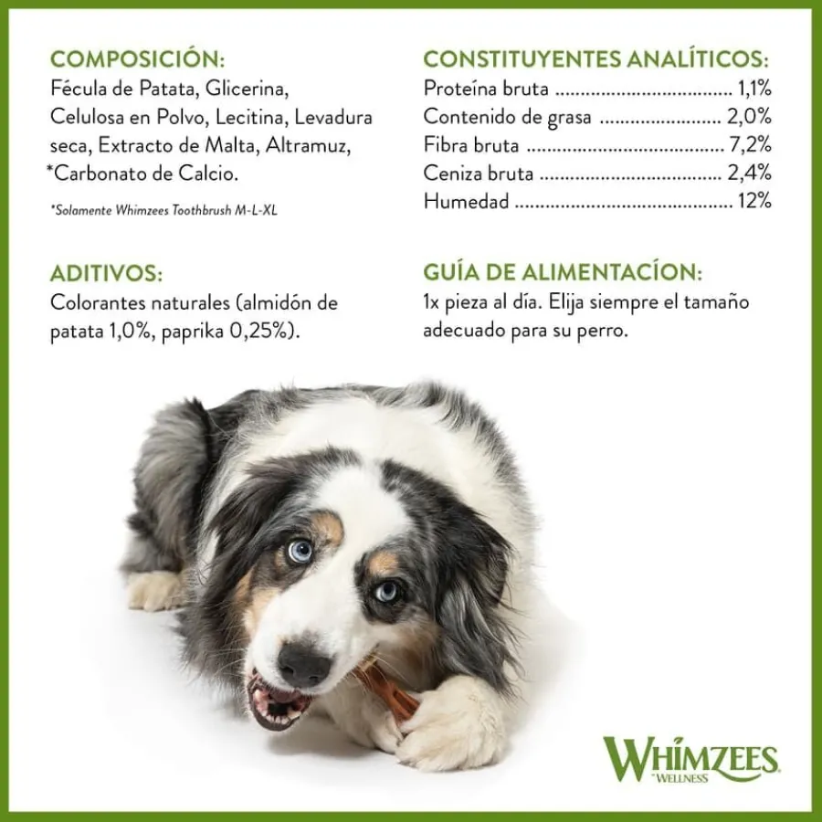 Whimzees Snacks Dentales para perros de razas medianas New