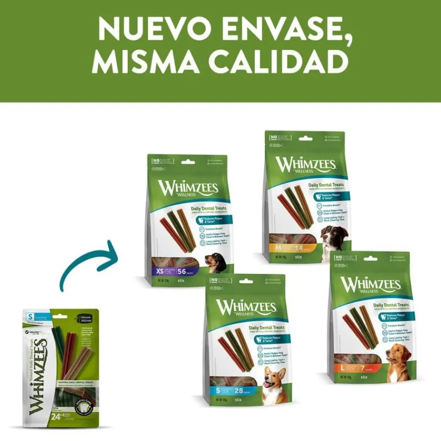 Whimzees Snacks Dentales Stix para perros de razas pequeñas Sale