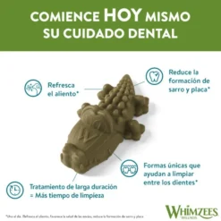 Whimzees Snacks Dentales Cocodrilo para perros de razas grandes Outlet