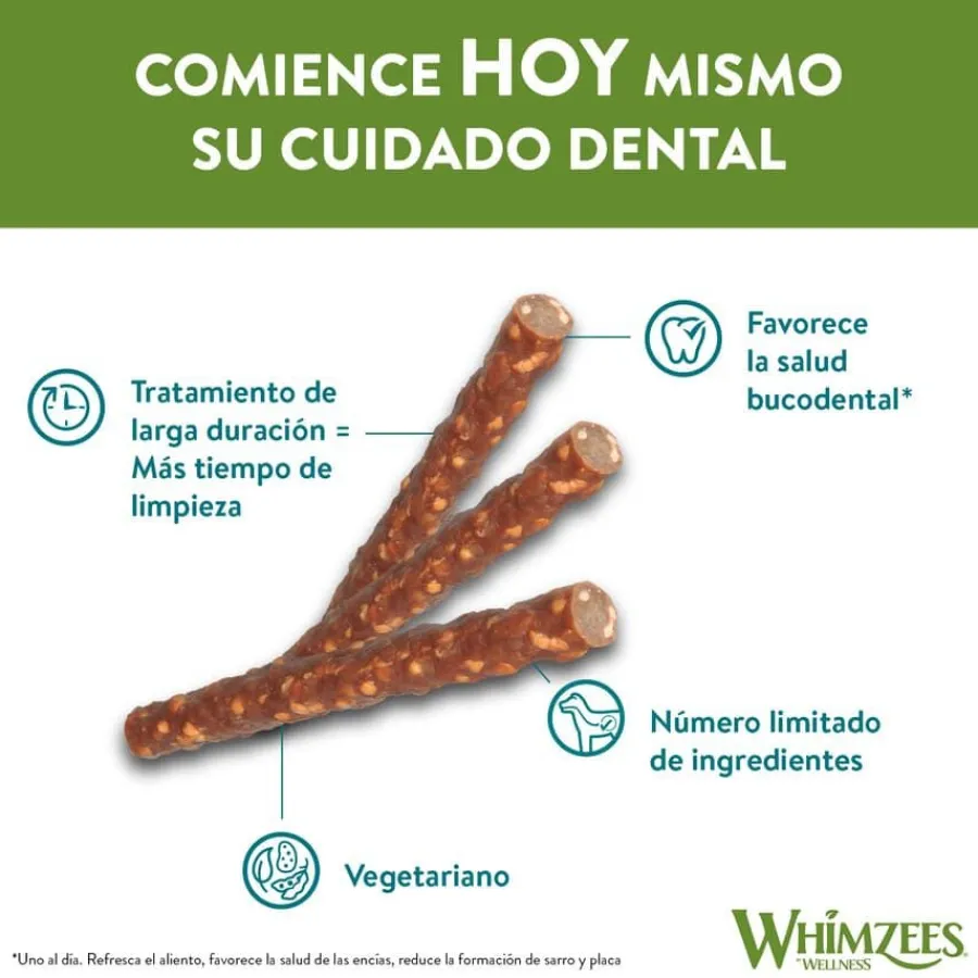 Whimzees Snacks Dentales Grain Free para perros New