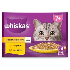 Whiskas Selección Aves Gelatina en Bolsita para Gatos Senior Online
