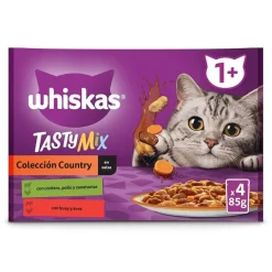 Whiskas Tasty Mix Colección Country Salsa en Bolsita para gatos Hot