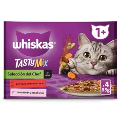 Whiskas Tasty Mix Selección del Chef Salsa en Bolsita para gatos