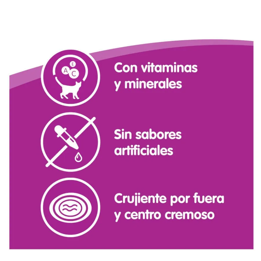 Whiskas Temptations Snacks Pollo y Queso para Gatos Outlet