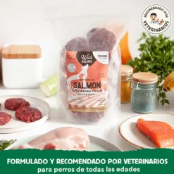Wild Balance Barf Menú salmón con verduras comida congelada para perros Discount