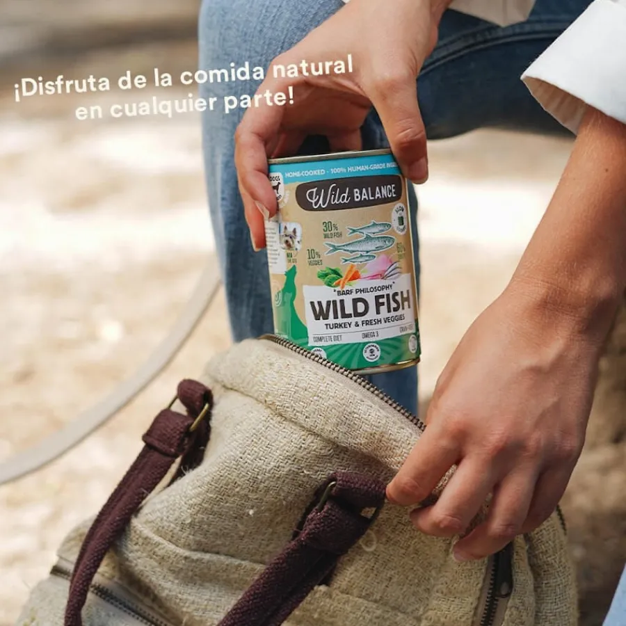 Wild Balance BARF Pescado y Pavo lata para perros New