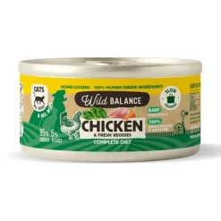 Wild Balance BARF Pollo y Vegetales lata para gatos New