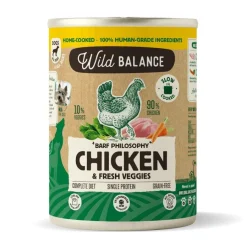 Wild Balance BARF Pollo y Vegetales lata para perros