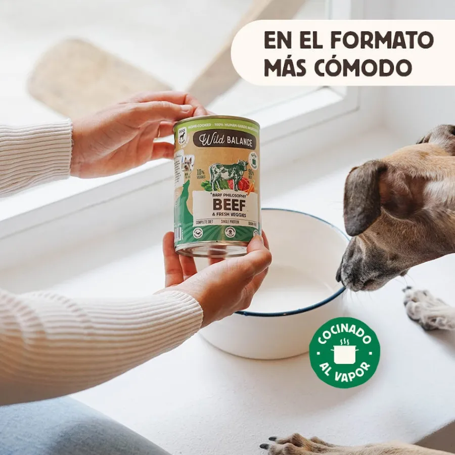 Wild Balance BARF Ternera y Vegetales lata para perros Best