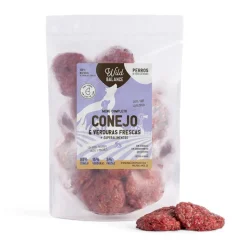 Wild Balance Menú Barf conejo con verduras comida congelada para perros