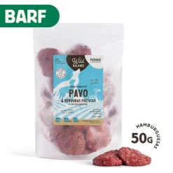 Wild Balance Menú Barf pavo con verduras comida congelada para perros Outlet