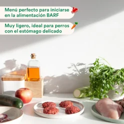 Wild Balance Menú Barf pavo con verduras comida congelada para perros Outlet