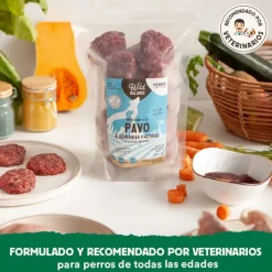 Wild Balance Menú Barf pavo con verduras comida congelada para perros Outlet