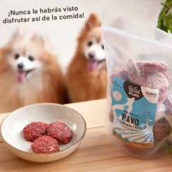 Wild Balance Menú Barf pavo con verduras comida congelada para perros Outlet