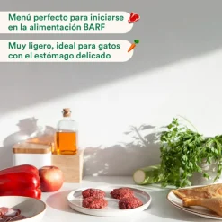 Wild Balance Menú Barf salmón pavo y verduras comida congelada para gatos Hot