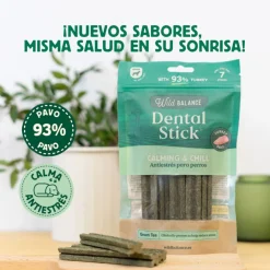 Wild Balance Stick Dentales de Pavo para Perros Hot