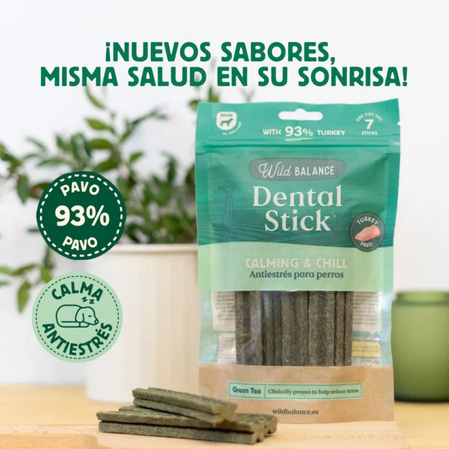 Wild Balance Stick Dentales de Pavo para Perros Hot