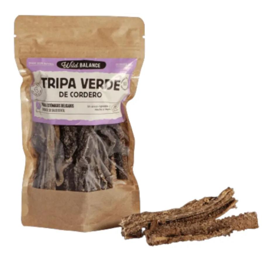Wild Balance Tripa Verde de Cordero para perros Outlet