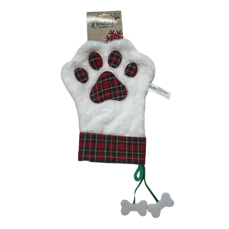 Wonder Christmas Paw Sock peluche navideño para perros Outlet