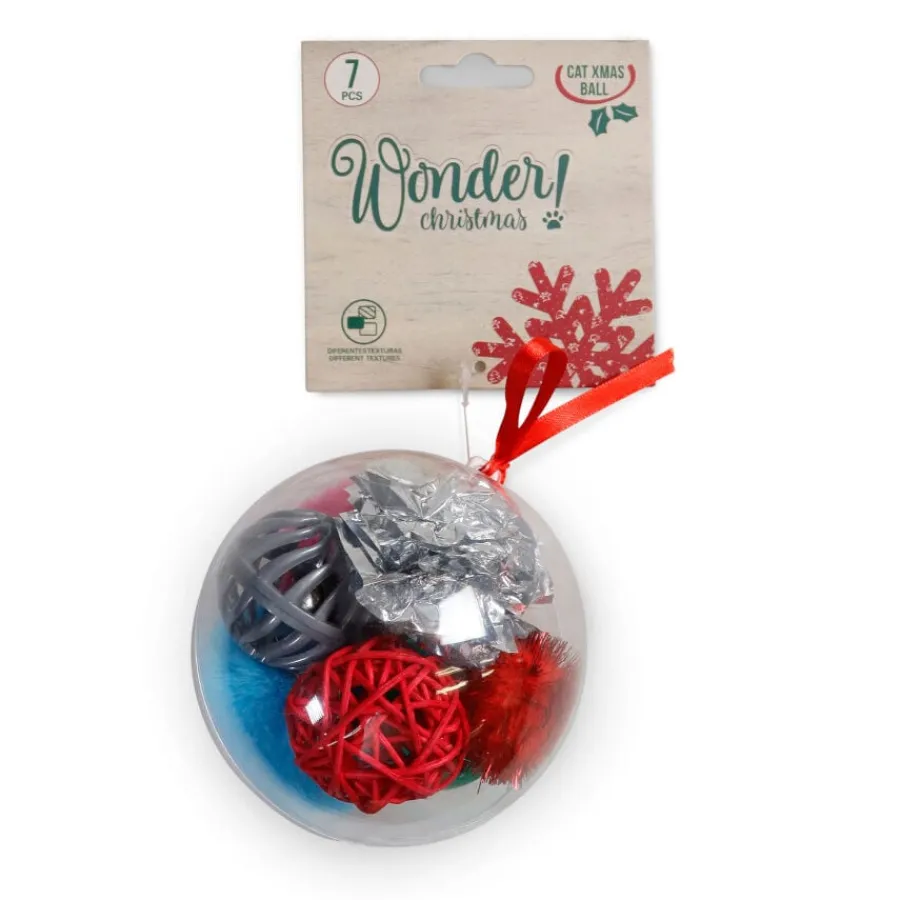 Wonder Christmas Xmas pelotas para gatos Hot