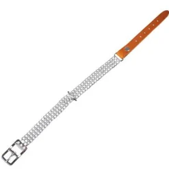 Wondermals Arlon Collar de Cuero y Metal para perros Outlet