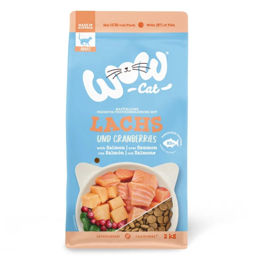 Wow Food Wow Adult Salmón pienso para gatos Clearance
