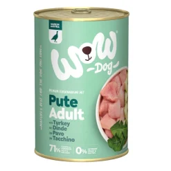 Wow Food Adult Pavo lata para perros Best