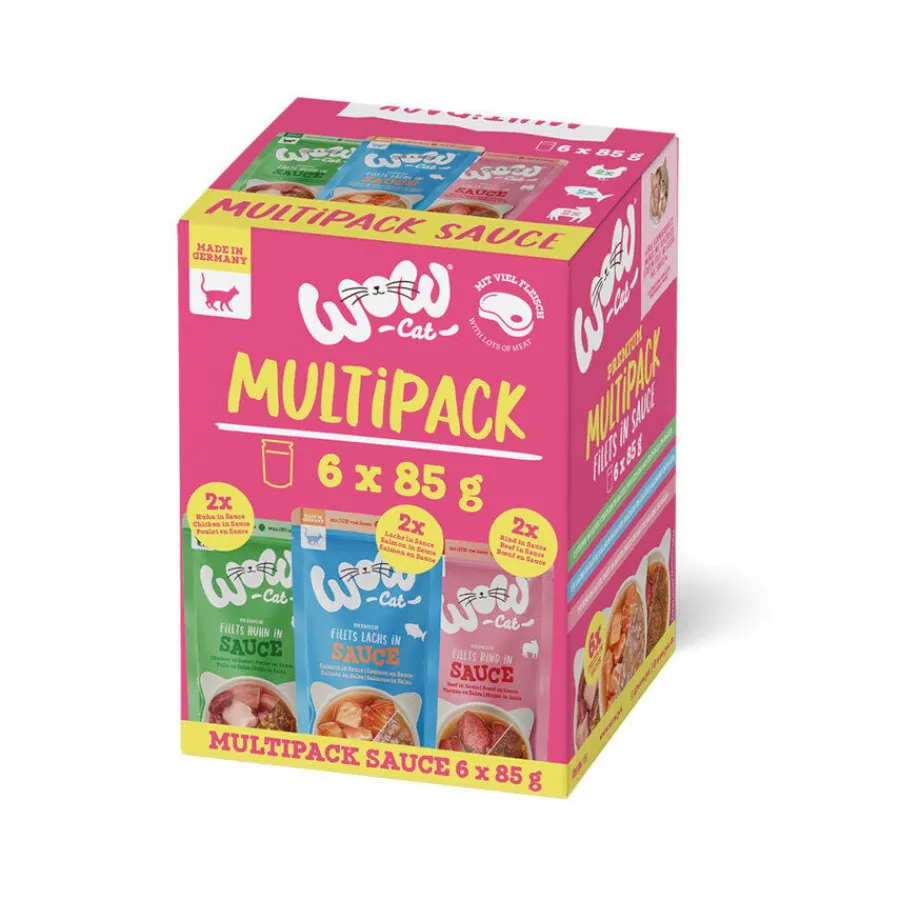 Wow Food Filetes Sobre en Salsa para gatos Discount