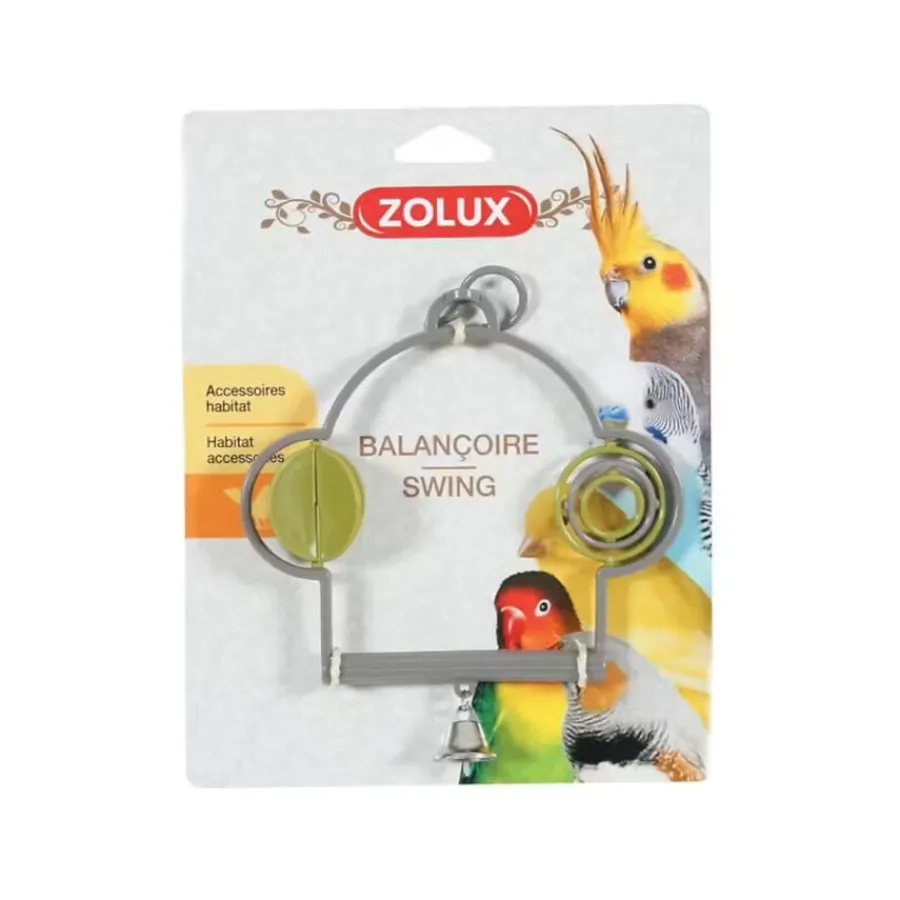 Zolux Columpio de plástico juguete para pájaros Discount