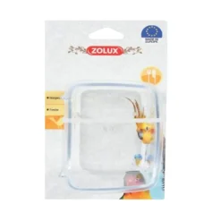 Zolux Comedero con Posadero Transparente para pájaros Outlet