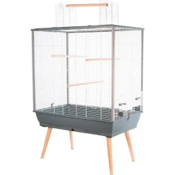 Zolux Neo Jili XL Jaula con percha exterior para pájaros New